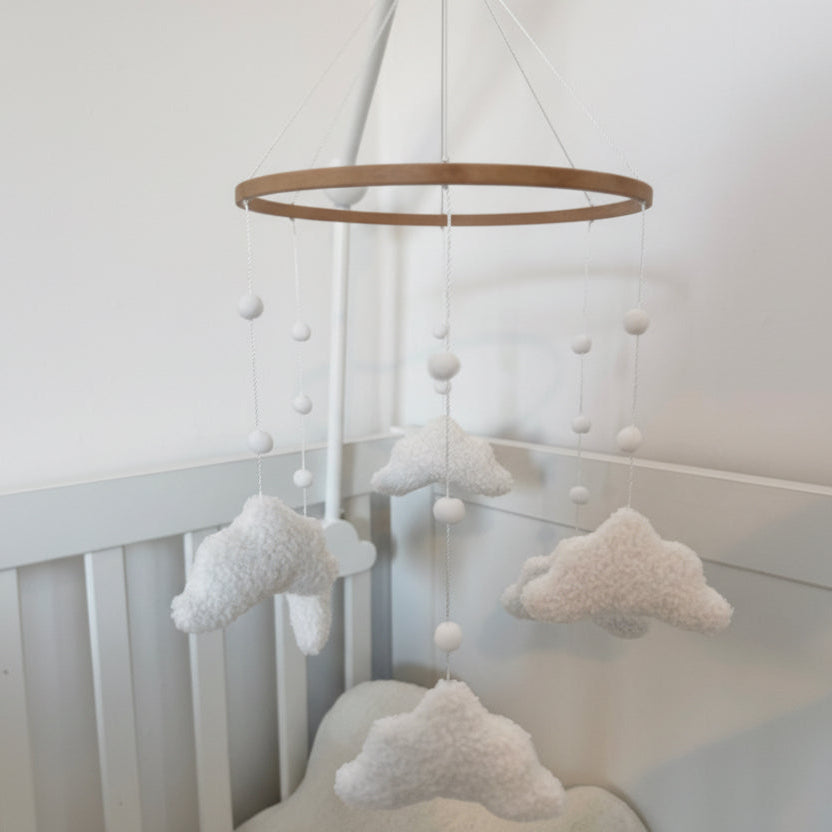 baby mobiel wolk wit 