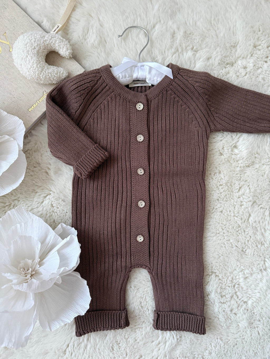 babypakje bruin katoen