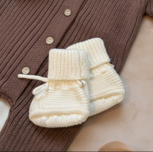 Petite Lumi baby slofjes - Milky