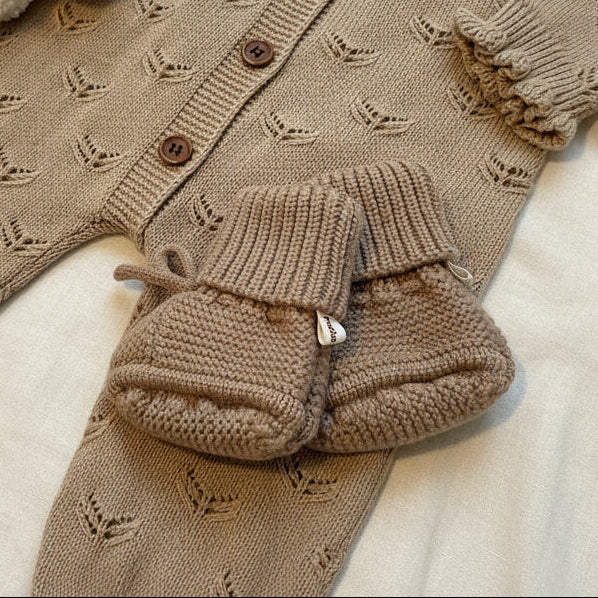 Petite Lumi baby slofjes - Milky