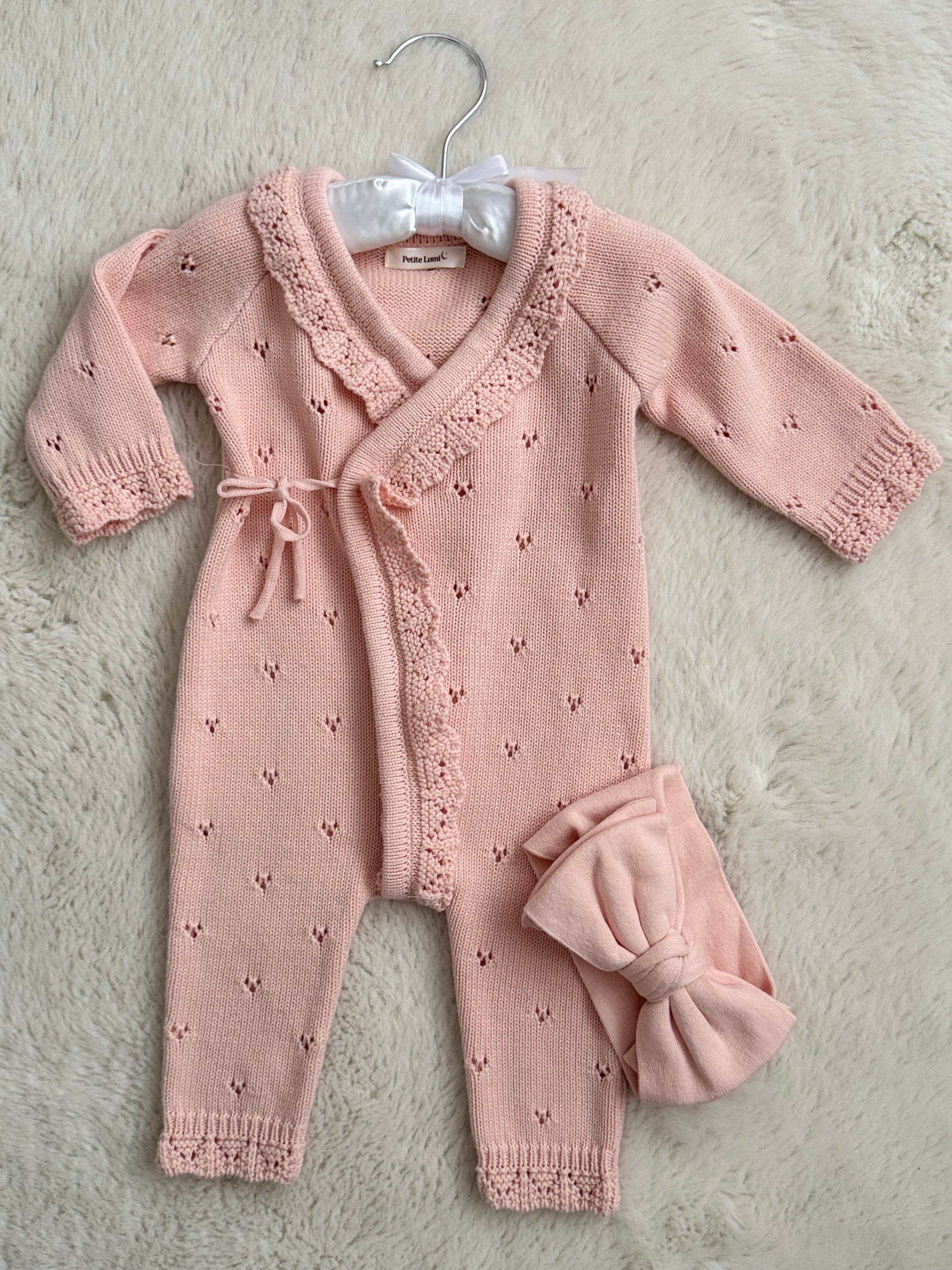 babypakje roze katoen meisje